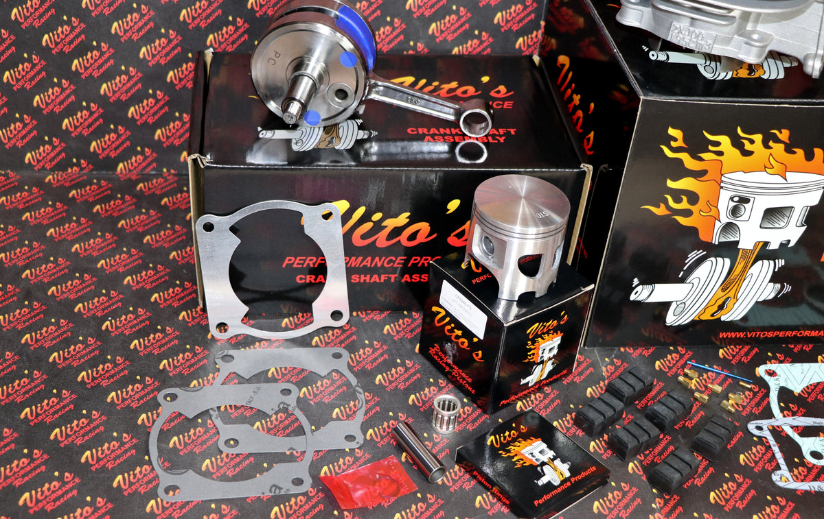 Vito's BLASTER Big Bore 240cc Yamaha 72.00 Cylinder +3mm stroker crank kit