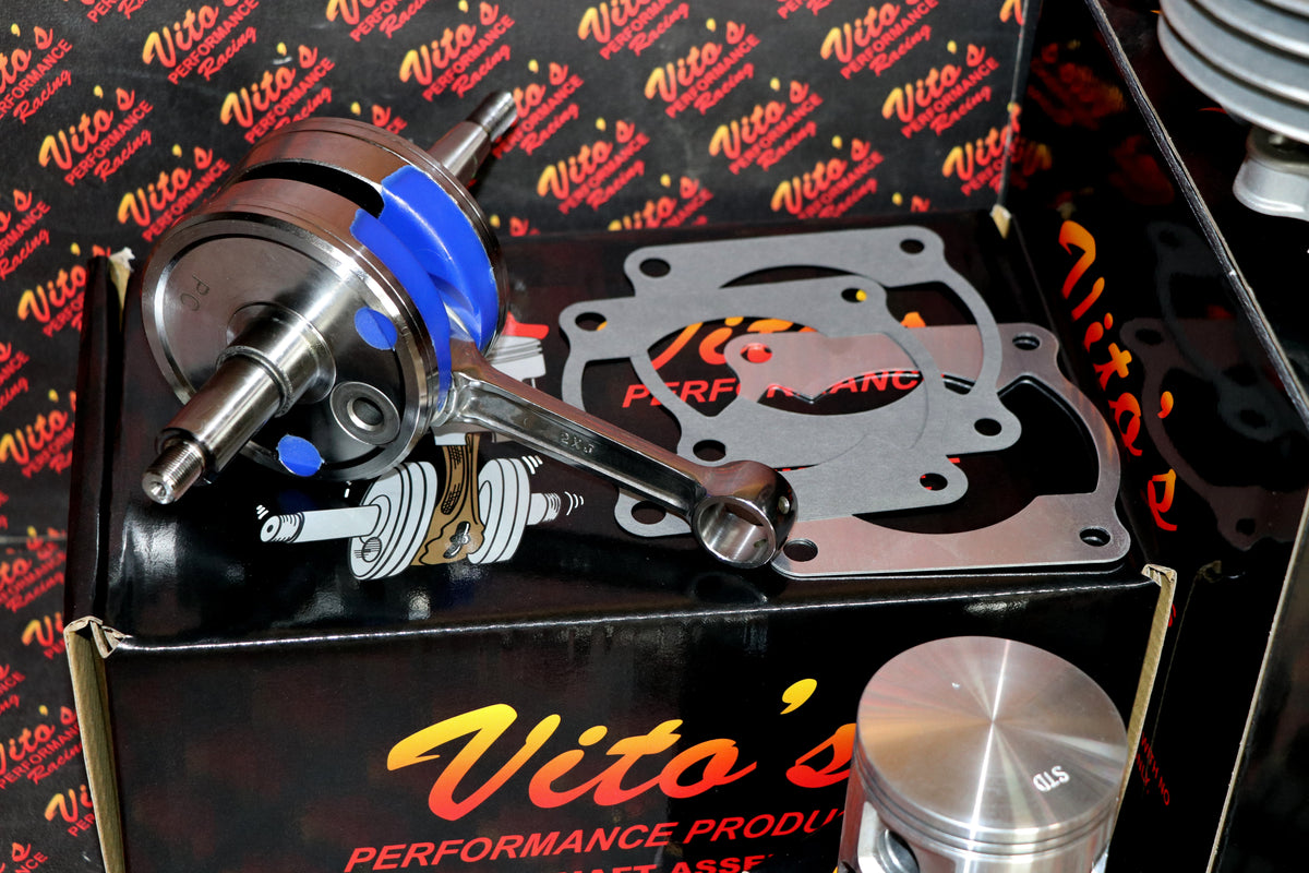 Vito's BLASTER Big Bore 240cc Yamaha 72.00 Cylinder +3mm stroker crank kit