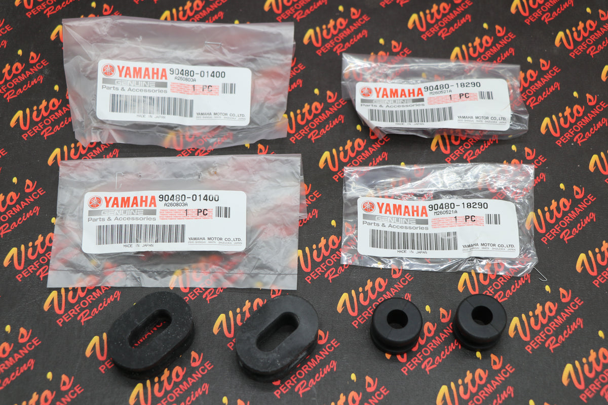 4 x Yamaha OEM Fuel Tank Grommet Banshee FRONT and REAR KIT