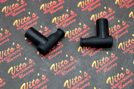 2 x Vito's ignition coil stock style rubber plug caps Yamaha BANSHEE 1987-2006 3