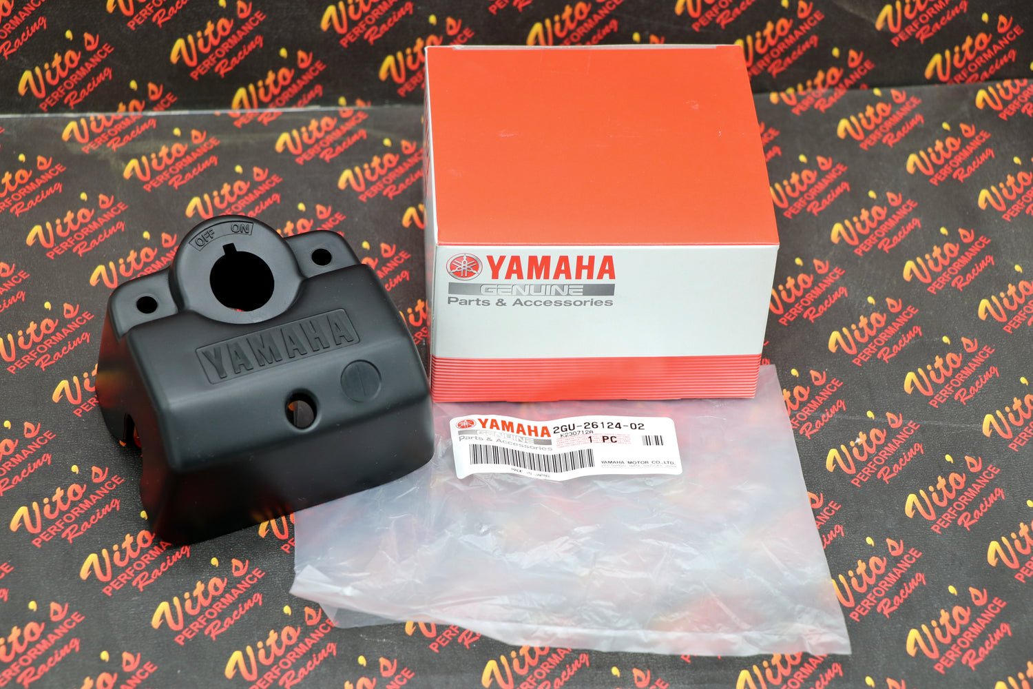 NEW key switch plastic stem cover FACTORY OEM Yamaha Banshee Blaster 1987-2006 2