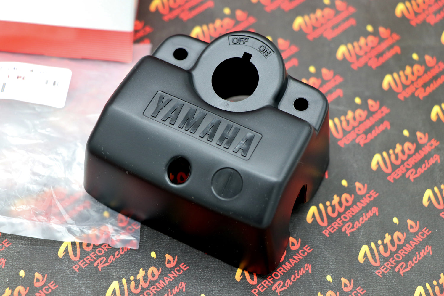 NEW key switch plastic stem cover FACTORY OEM Yamaha Banshee Blaster 1987-2006 3