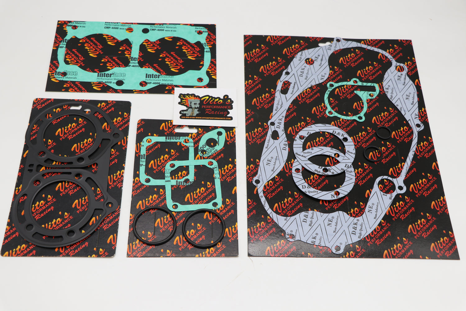 NEW YAMAHA BANSHEE TOP + BOTTOM END COMPLETE GASKET KIT O-RINGS 1987-2006 VITO'S 1