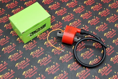 RICKS MOTORSPORTS Yamaha Blaster external Ignition Coil + spark plug wire 98-06 2
