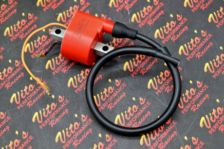 RICKS MOTORSPORTS Yamaha Blaster external Ignition Coil + spark plug wire 98-06 3