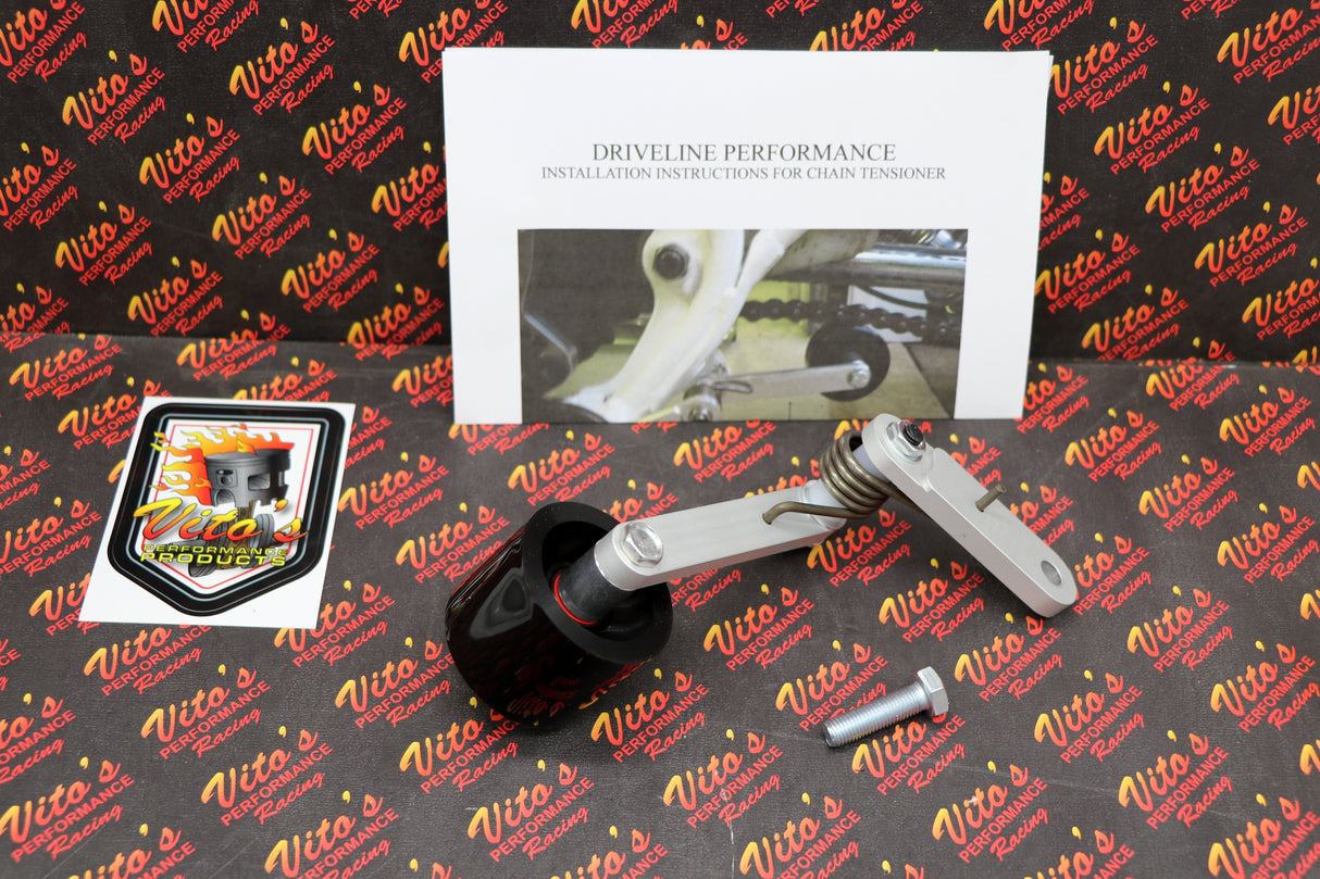 NEW Yamaha Banshee chain tensioner roller slider by DRIVELINE PERFORMANCE silver 2