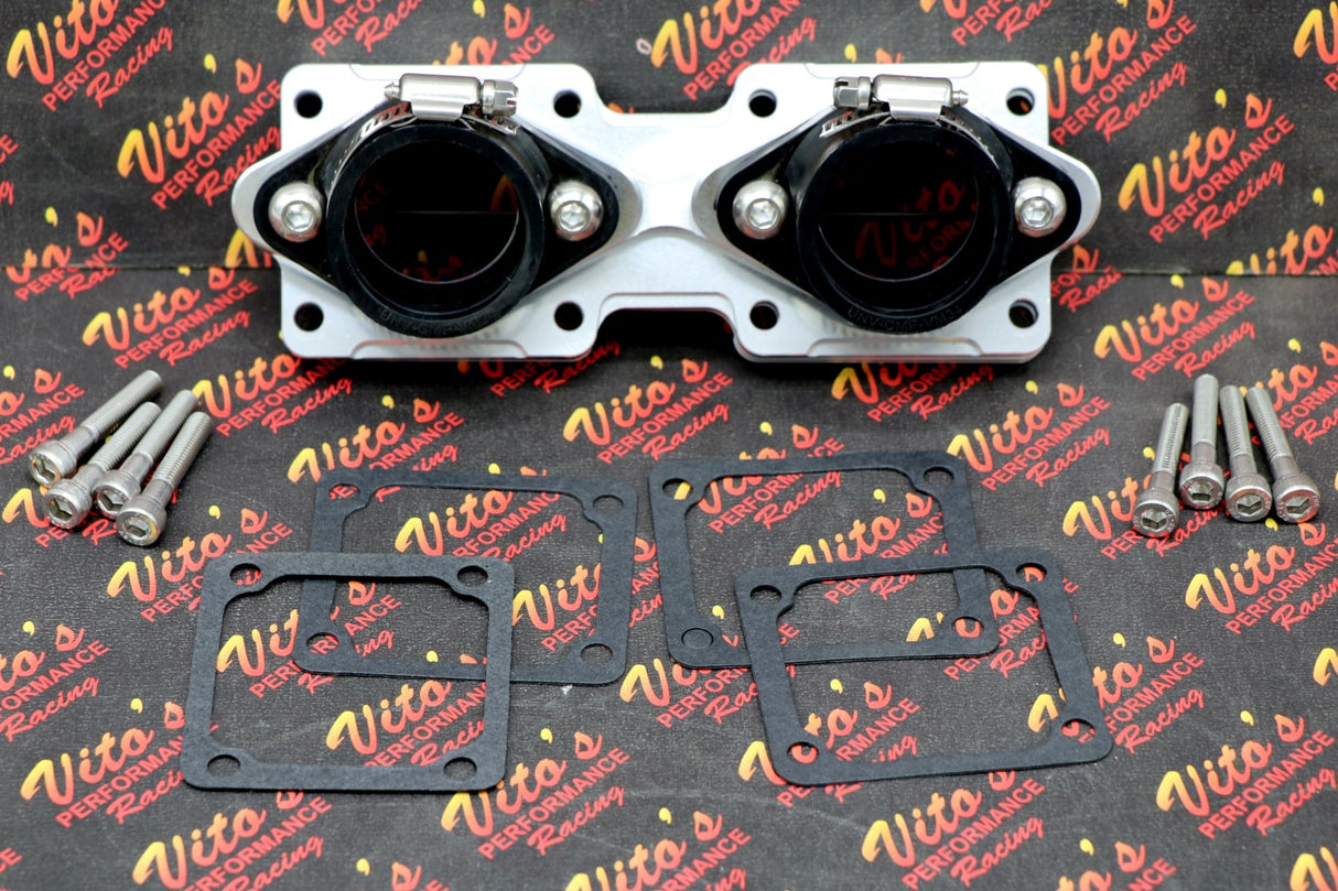 NEW Banshee BILLET aluminum crossover intakes 33mm 34mm 35mm carbs intake boots 1