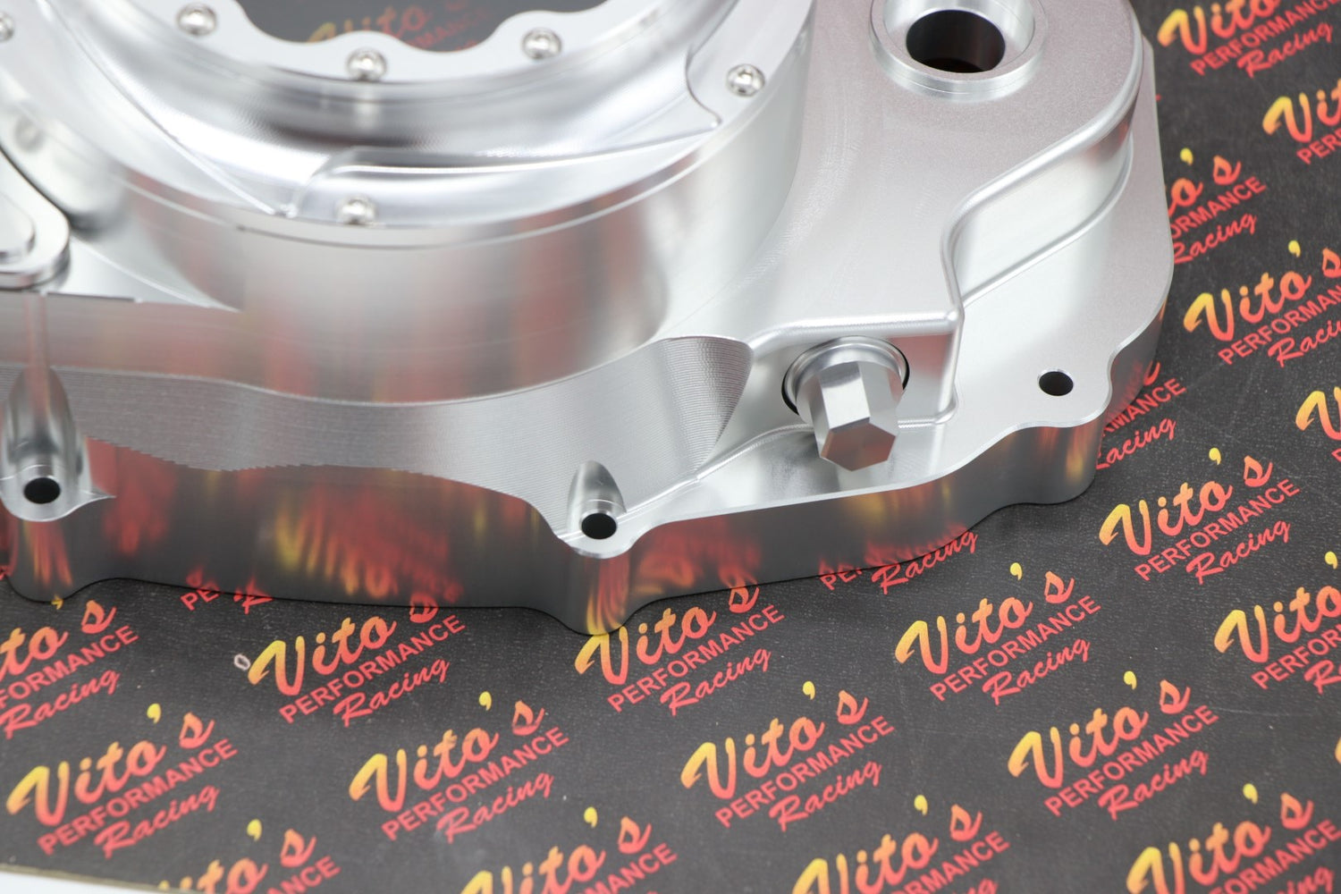 Billet aluminum Yamaha Banshee lock up CLUTCH COVER w/ clear window + dipstick