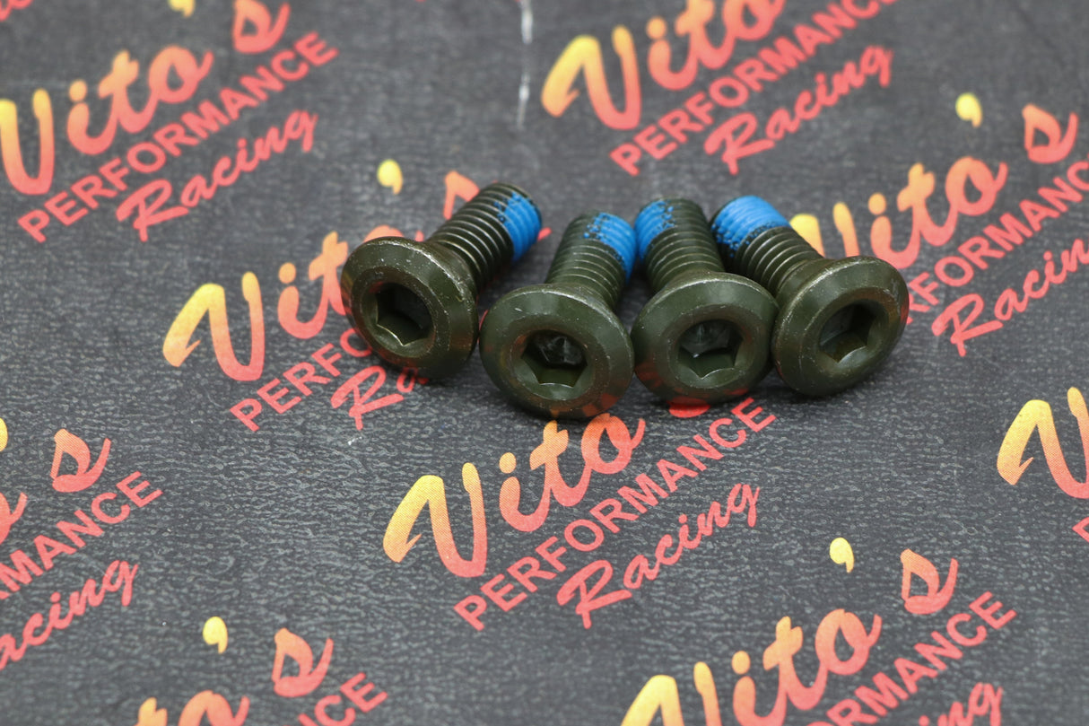4x FRONT Brake Disc ROTOR HUB BOLTS Yamaha Banshee Warrior Raptor 700 660 YFZ450