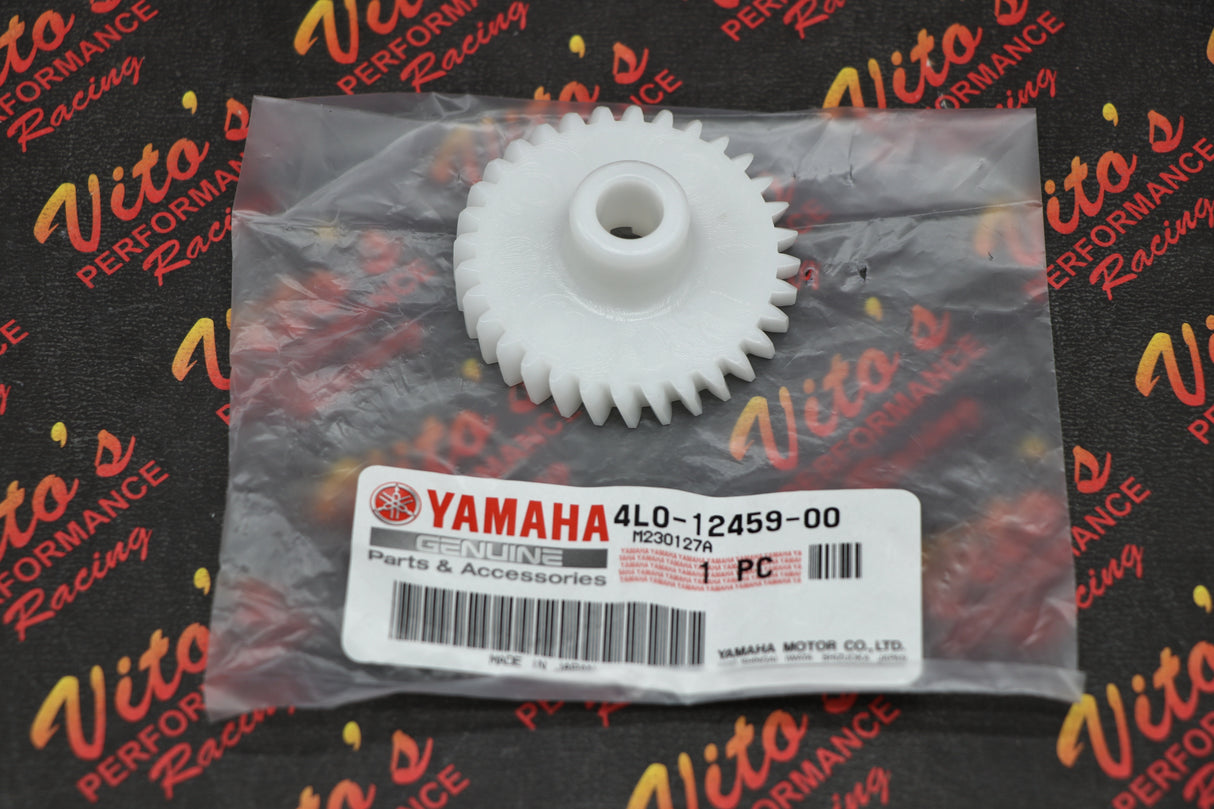 NEW Yamaha Banshee water pump impeller gear OEM FACTORY GENUINE 4L0-12459-00-00 2