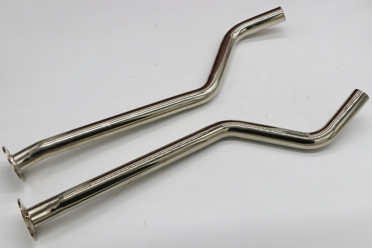 CHROME SHEARER pipes silencer STINGER TUBES for use with OEM airbox Banshee 1