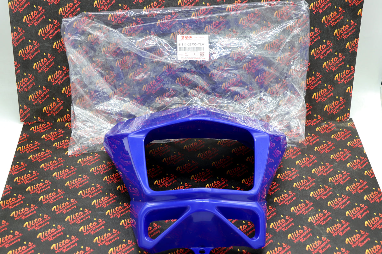 OEM Suzuki headlight cover 2002-23 DR-Z400S DRZ400SM DR200S DR650SE BLUE