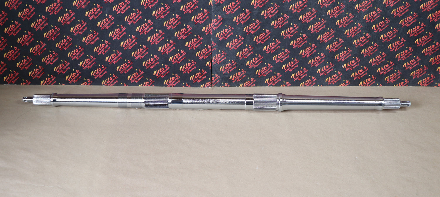 NEW CHROME rear axle OEM length Yamaha Raptor 660 660r 2001-2005 5LP-25381-10-00