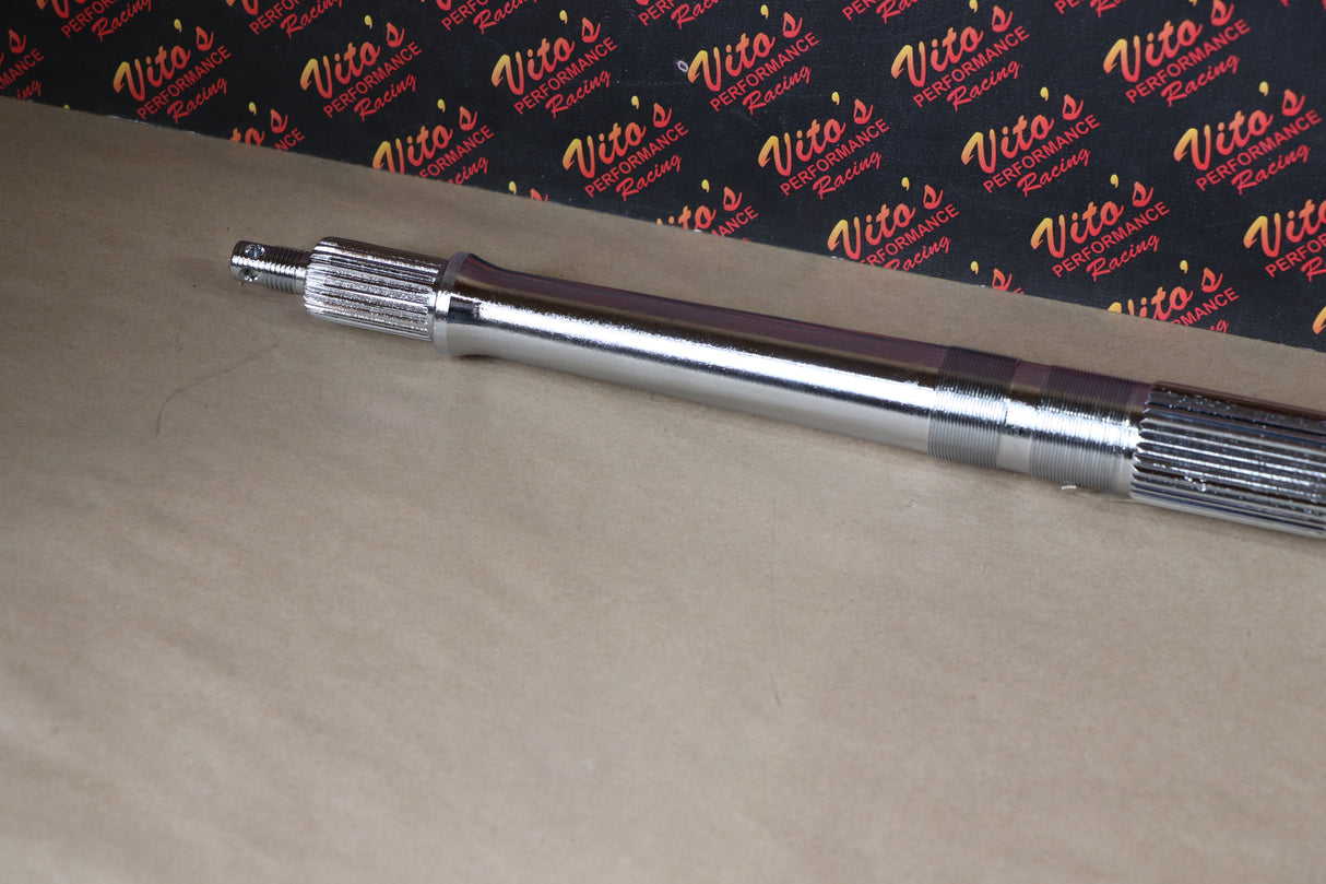NEW CHROME rear axle OEM length Yamaha Raptor 660 660r 2001-2005 5LP-25381-10-00