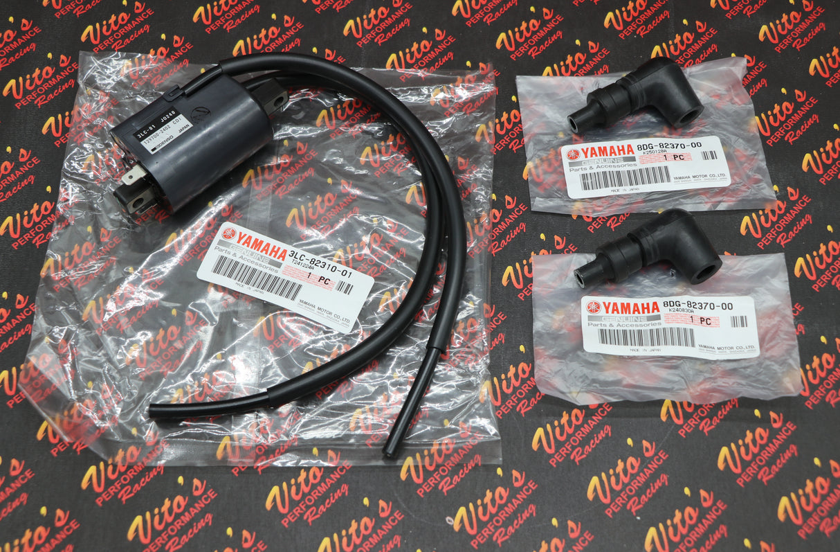 NEW Yamaha BANSHEE electrical ignition COIL spark OEM factory + caps 1987-2006
