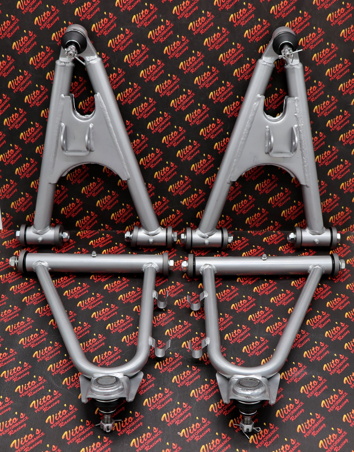 A-Arms complete OEM replica set SILVER + bolts + caps Yamaha Banshee 1991-2006