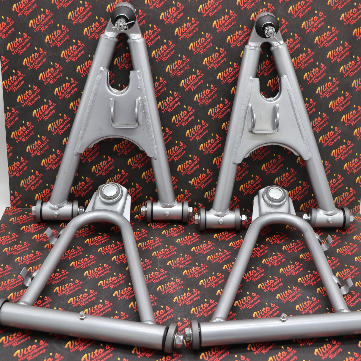 A-Arms complete OEM replica set SILVER + bolts + caps Yamaha Banshee 1991-2006