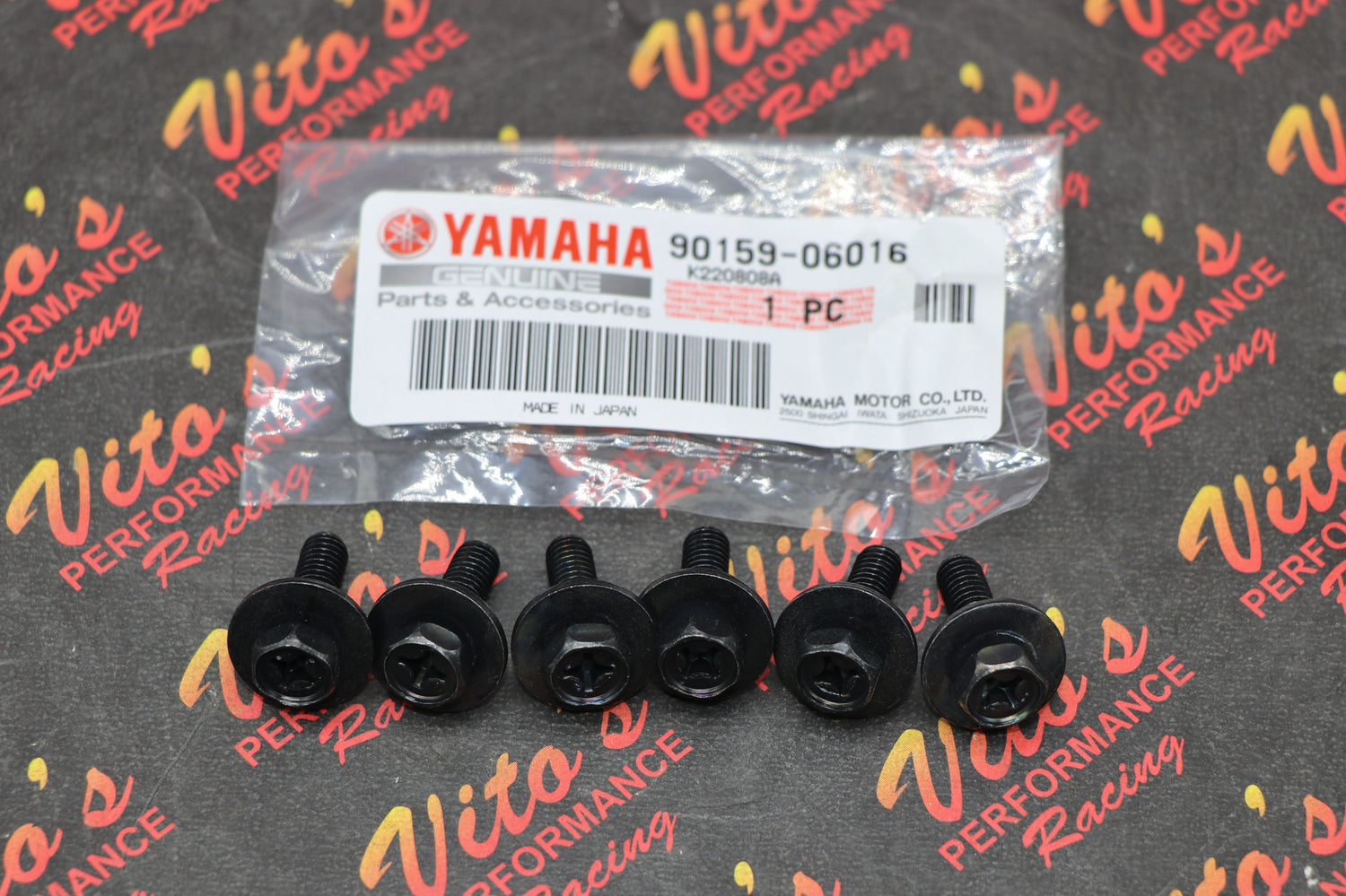 6 x CLUTCH SPRING BOLT SCREW + WASHER Yamaha Banshee OEM genuine Factory 3