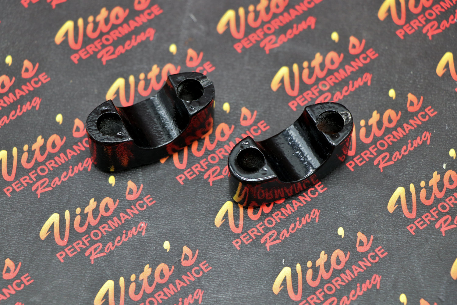 2 x Handlebar clamps steering stem Yamaha Banshee Raptor Blaster 1E6-23441-00-00