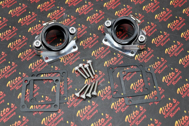 2 x BANSHEE BILLET aluminum SINGLE INTAKES carb boots intake 33mm 34mm 35mm PWK 1