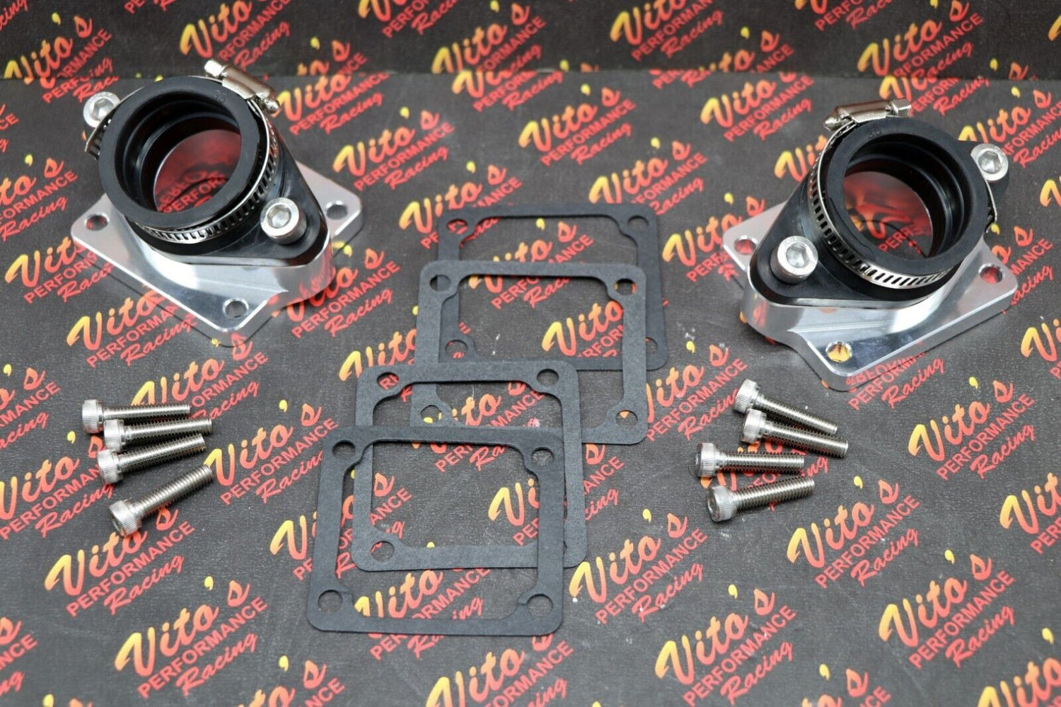 2 x BANSHEE BILLET aluminum SINGLE INTAKES carb boots intake 33mm 34mm 35mm PWK 3