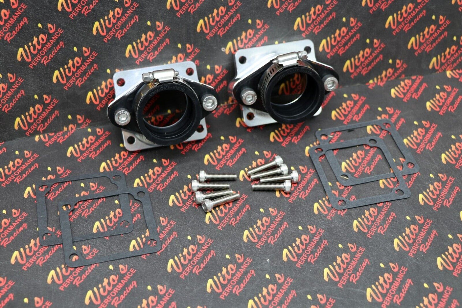 2 x BANSHEE BILLET aluminum SINGLE INTAKES carb boots intake 38mm 39mm 41mm PWK 2