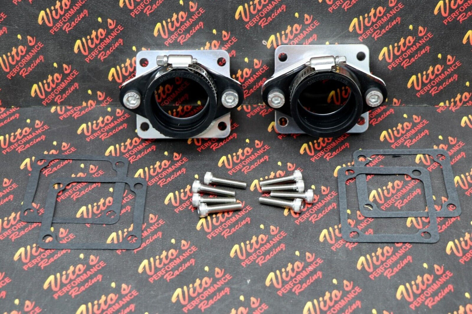 2 x BANSHEE BILLET aluminum SINGLE INTAKES carb boots intake 38mm 39mm 41mm PWK 6