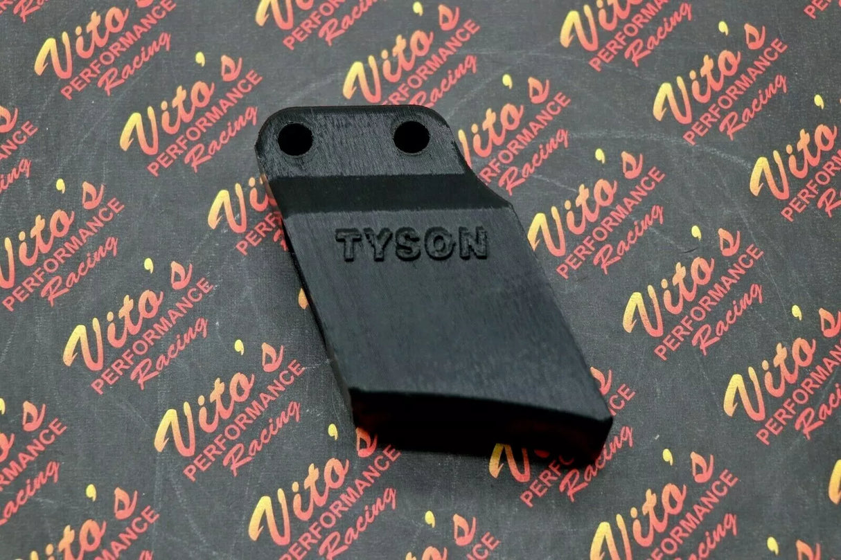 TYSON RACING swingarm rear chain slider guide Raptor 700 660 YFZ450 400EX BLACK
