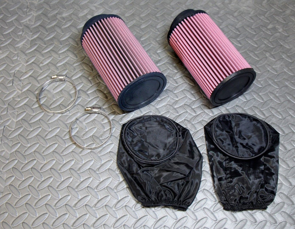 2 x NEW Banshee K+N style air filter OUTERWEARS fits stock or 35mm style pods 4