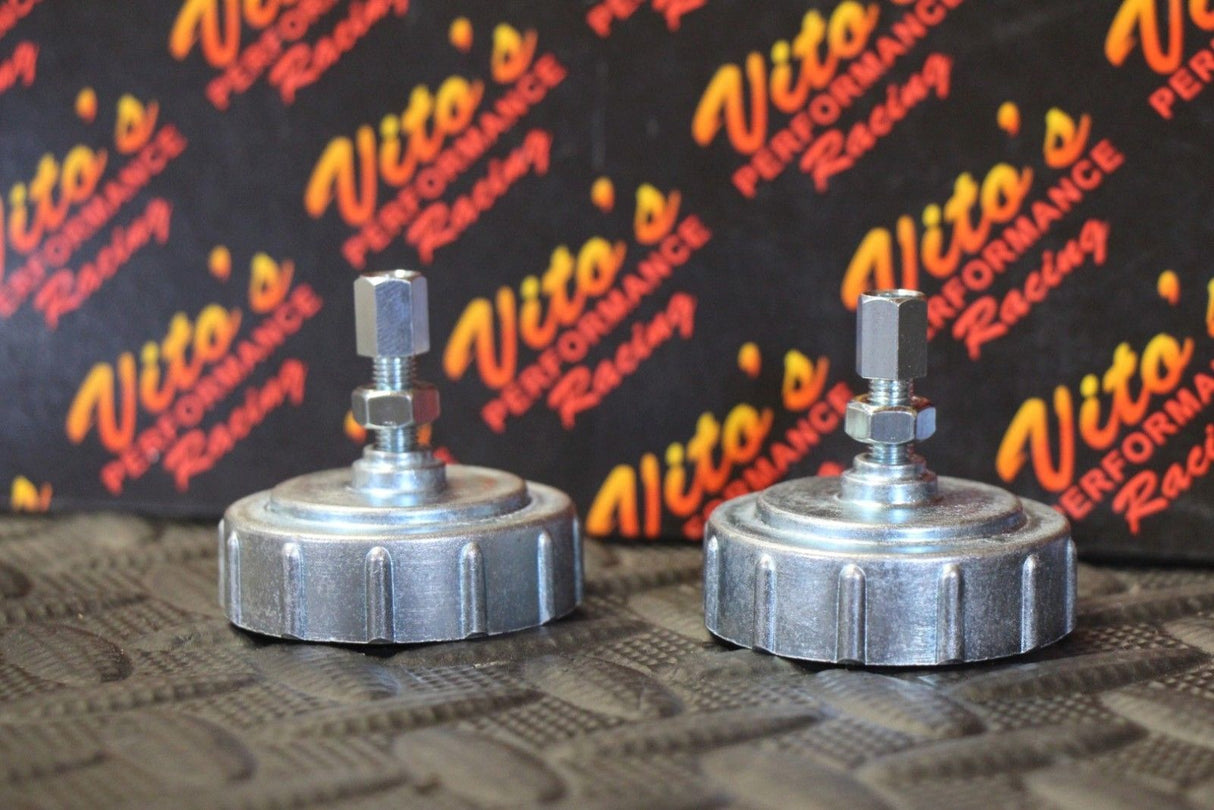 2 x Vito's TORS REMOVAL CAPS carburetor carb tops + adjusters Yamaha Banshee 1
