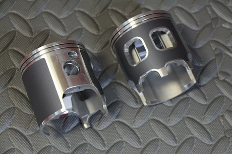 2 x Vito's ATHENA Banshee pistons FORGED 68.00 stock cylinder BIG BORE 68mm 4