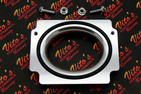 Vito's PRO FLOW billet airbox adapter plate for KN air filter Yamaha Banshee 4