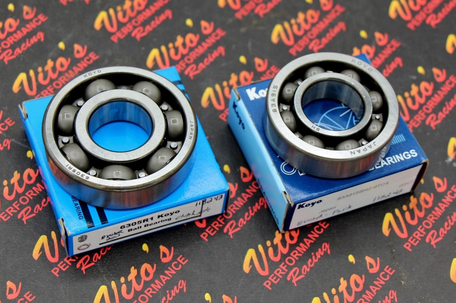 2 x VITO'S Yamaha Blaster crank bearings KOYO flywheel +