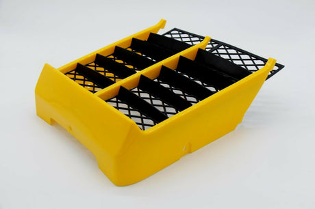 NEW Vito's Performance Yamaha Banshee plastic radiator cover + grill YELLOW 2