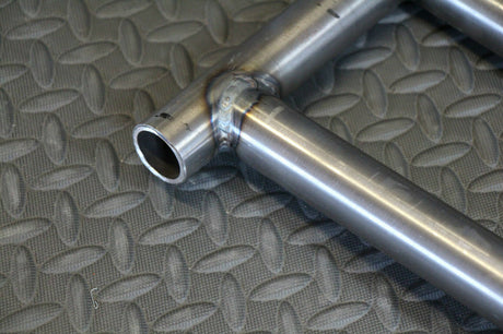 TYSON Banshee swingarm round extended chromoly rear carrier + front bearings +4" 7