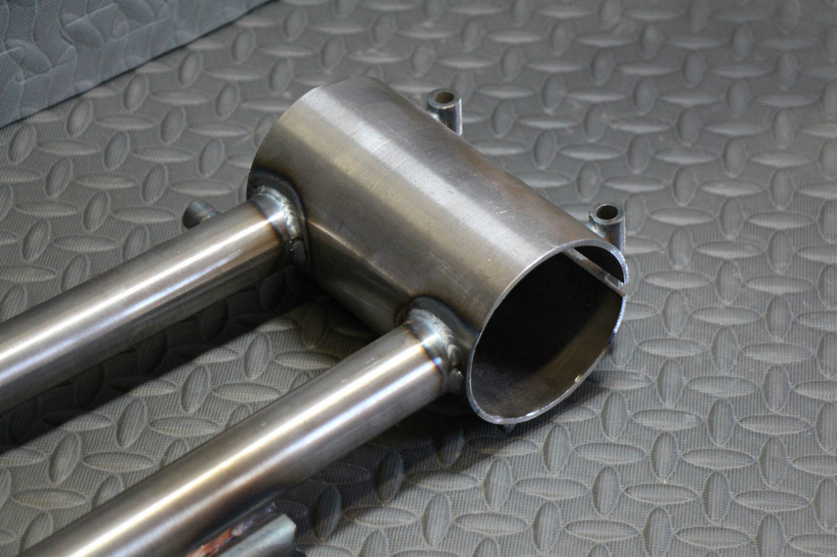 TYSON Banshee swingarm round extended chromoly rear carrier + front bearings +6" 10