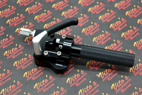 Dual Gasser Throttle thumb  twist kit for Yamaha Banshee + Vito's cable + grips 6