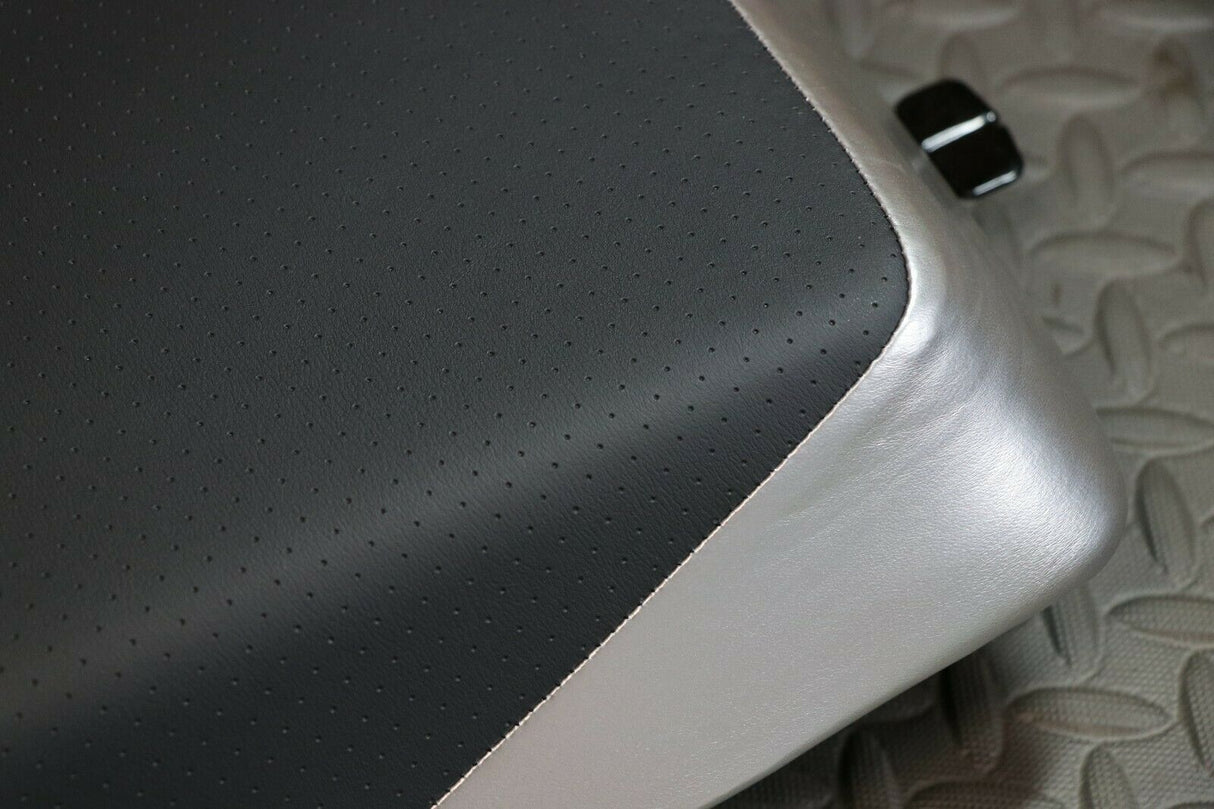 NEW Complete seat 1987-2006 Yamaha Banshee cover latch foam BLACK DIMPLE SILVER 4