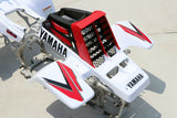 Yamaha Banshee fenders + gas tank plastic + grill + graphics WHITE and RED 2000 4