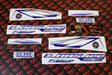 Vito's vinyl decal graphics kit 14MIL sticker Yamaha Banshee BLUE WHITE 2006 1