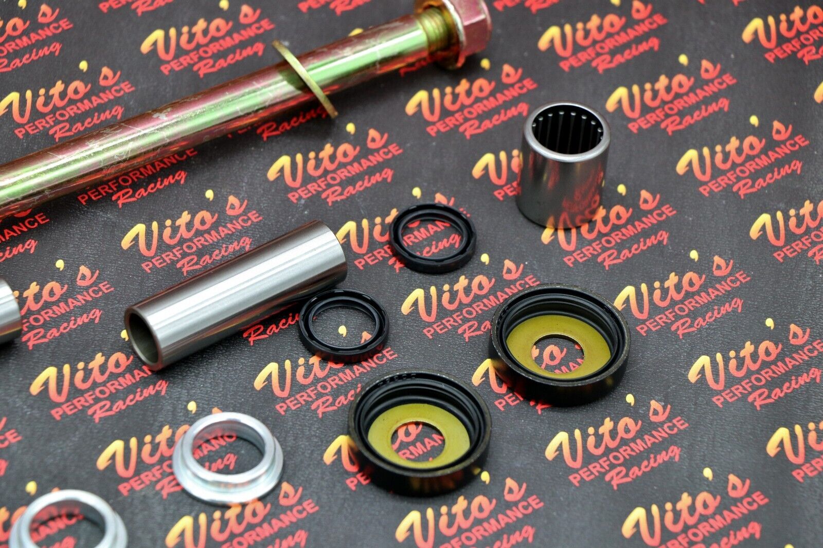 Honda 400EX swingarm bearings rebuild kit + BOLT sleeve seals TRX