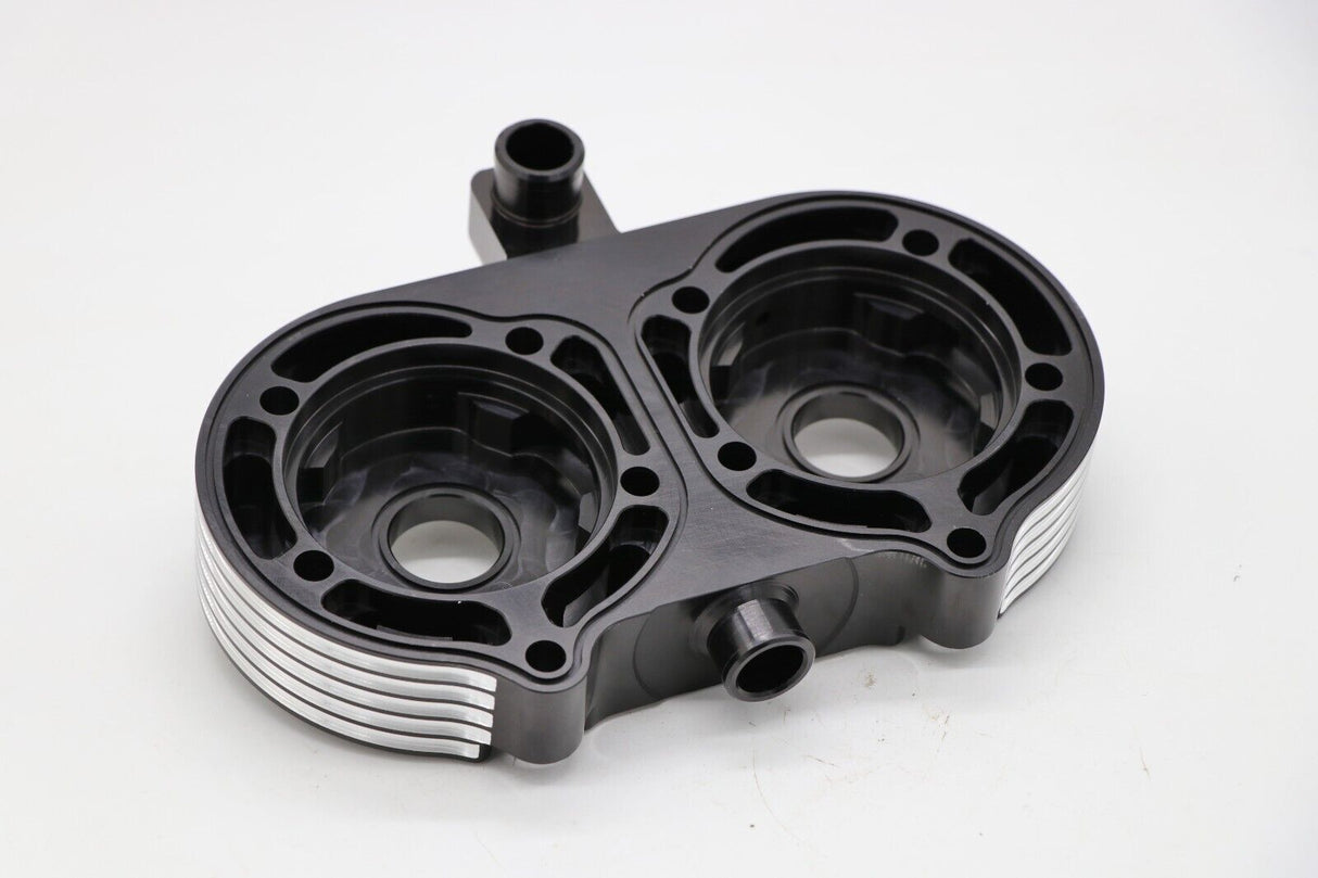 Vito's HEMI HEAD billet aluminum cool 1987-2006 Banshee + DOMES BLACK 21cc 7