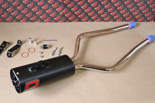 Yamaha Banshee CHROME DMC 916 998 single silencer only 1987-2006 1