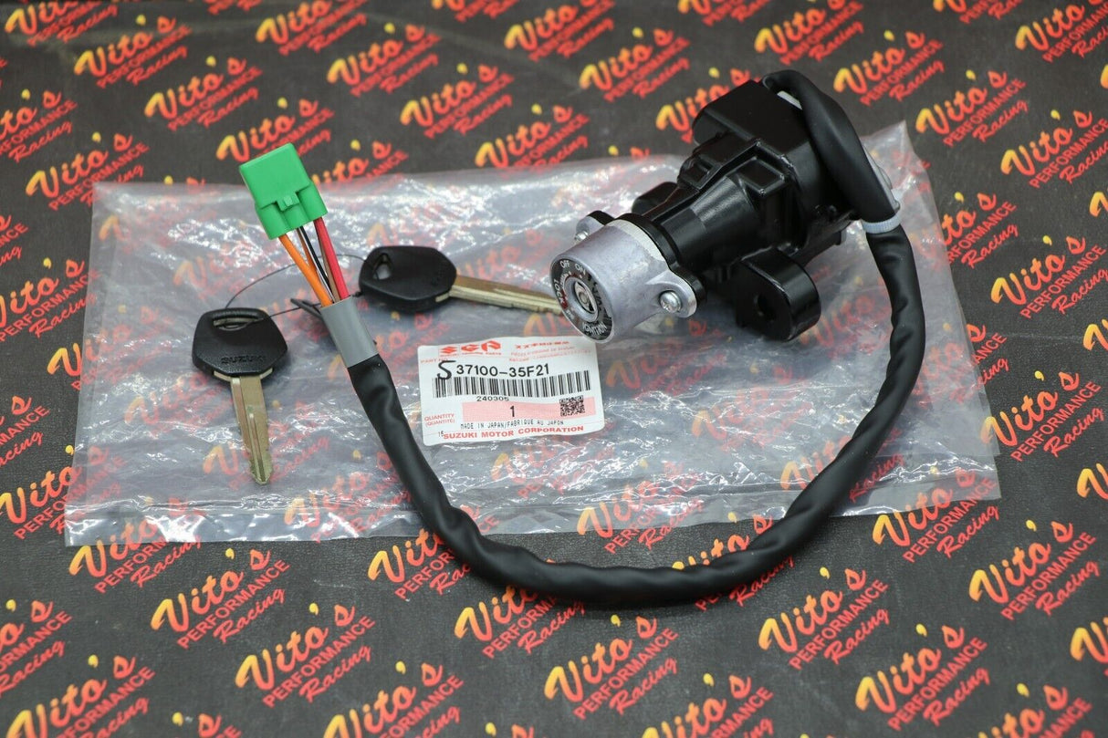 NEW OEM genuine Suzuki ignition switch + 2 keys 2001-2003 GSXR GSX-R 600 750 2
