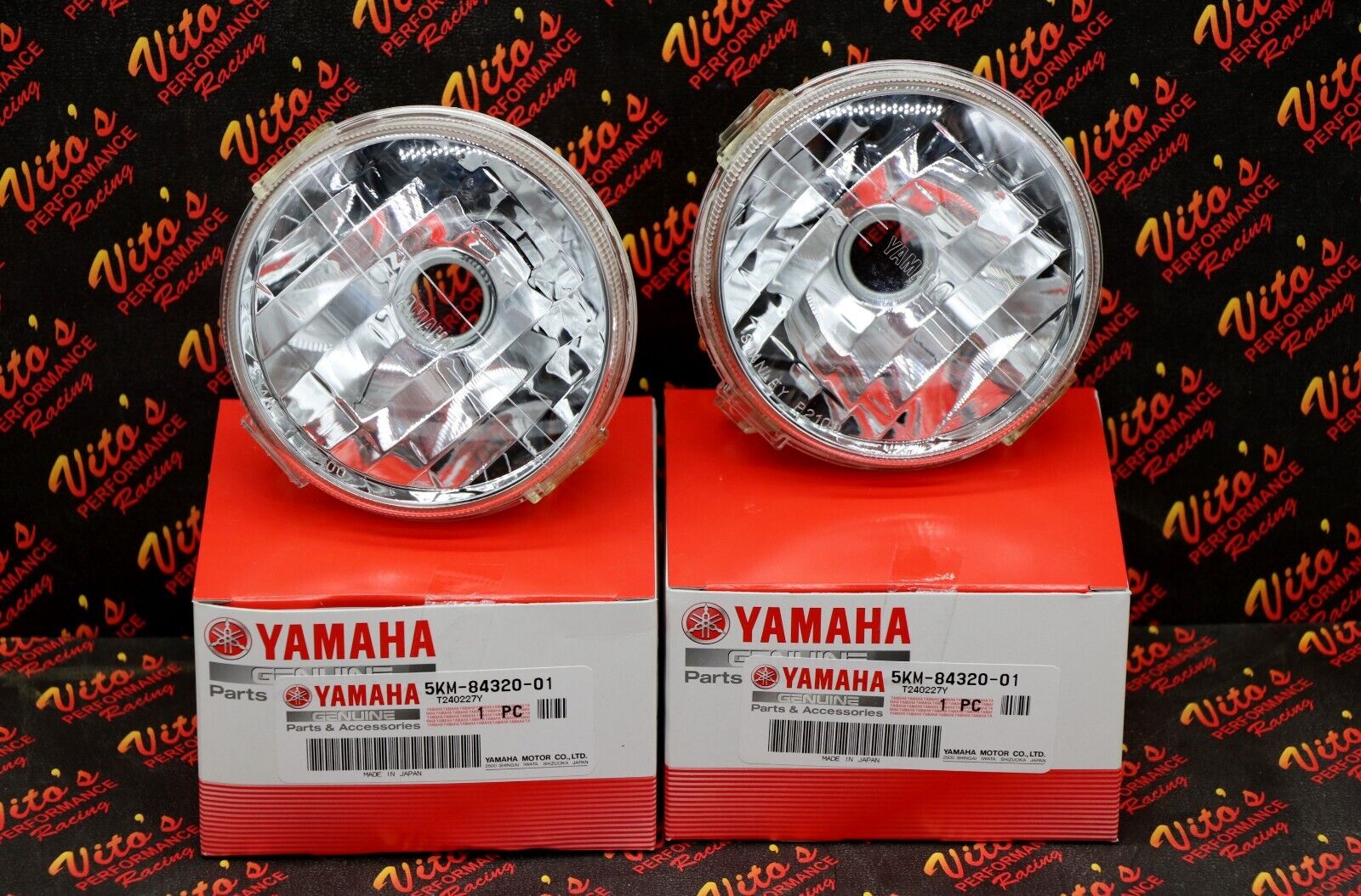 2 x headlight lens grill body bucket assembly OEM factory Yamaha