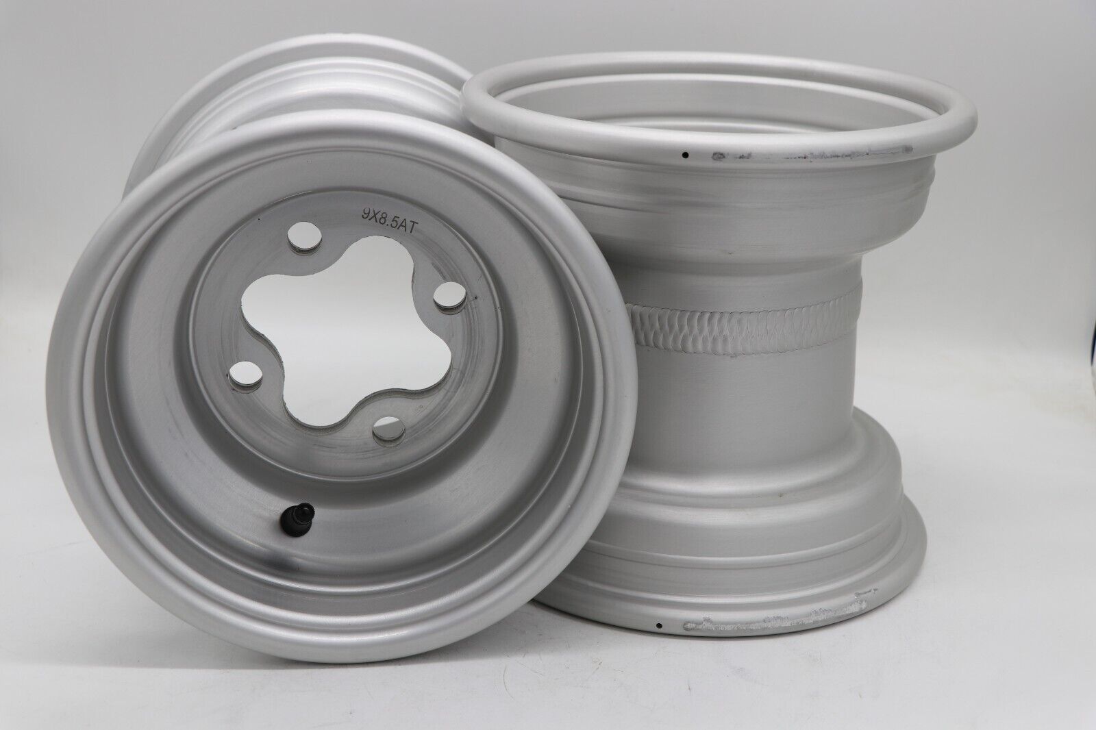 Pair Of 8x8 4/110 Rear Wheels / Rims For Honda ATV 250R 250X 250EX 300EX 400EX 450R