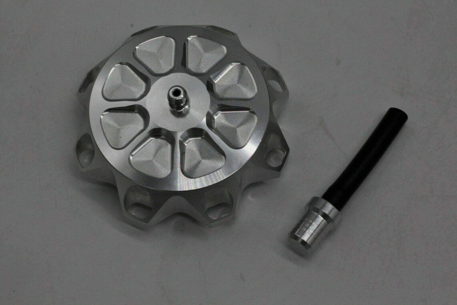 NEW Vito's aluminum Gas tank cap + billet vent cap Suzuki Z400