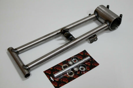 TYSON Banshee swingarm rear round extended chromoly + front bearings kit +6" 3