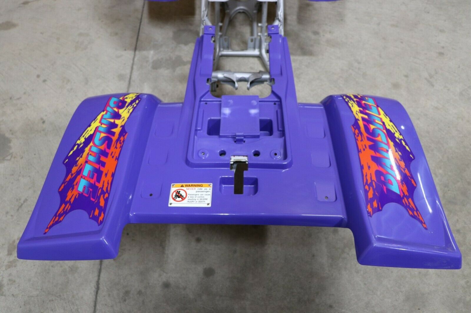 Yamaha Banshee fenders + gas tank plastic grill + graphics VIOLET
