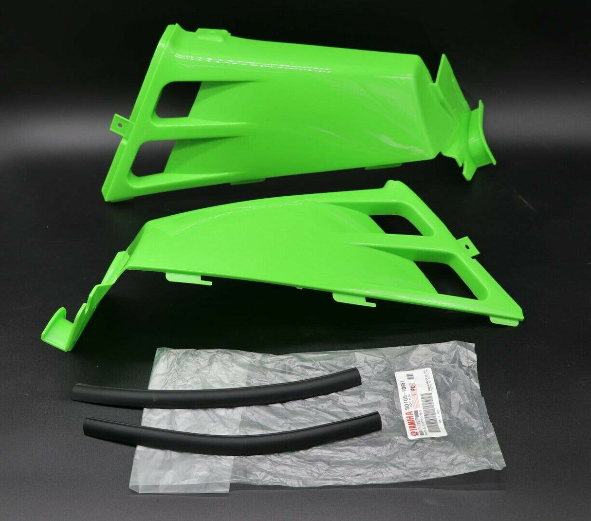 NEW Vito's Yamaha Banshee plastic gas tank side covers + grill 1987-2006 GREEN 10